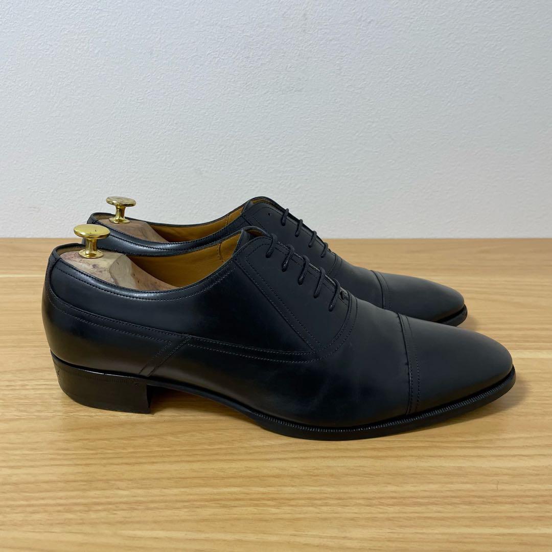 グッチ 547662 バック ロゴ ストレート チップ 革靴　11