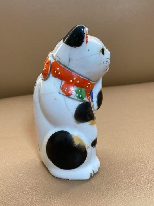 招き猫　加州猫寺　古瀬戸？　アンティーク