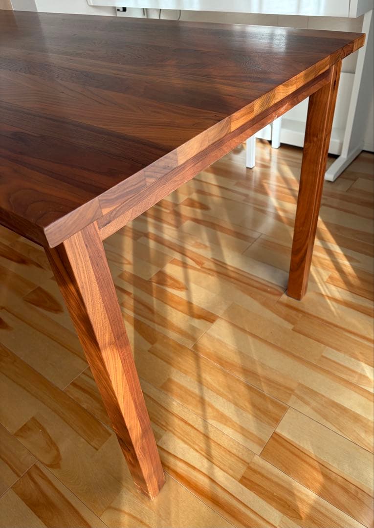 【期限付き出品】無印良品 無垢材ウォールナット テーブル 180cm