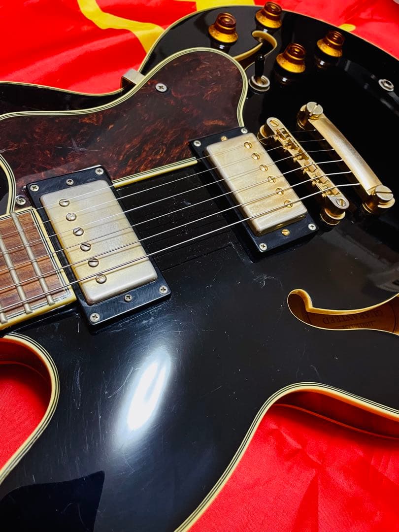 Epiphone Sheraton IIブラック セミホロウギター