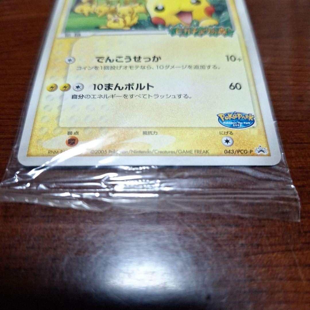 r*i様 ポケパークのピカチュウ PROMO PCG-Pプロモカード未開封