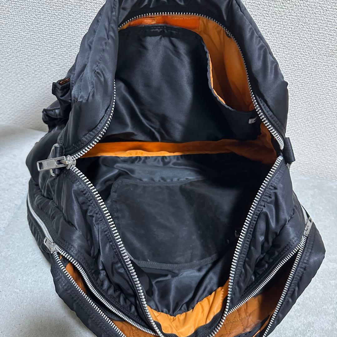 美品✨ 2way　2層　A4◎　大容量　タンカー　ポーター　ショルダーバッグ　黒