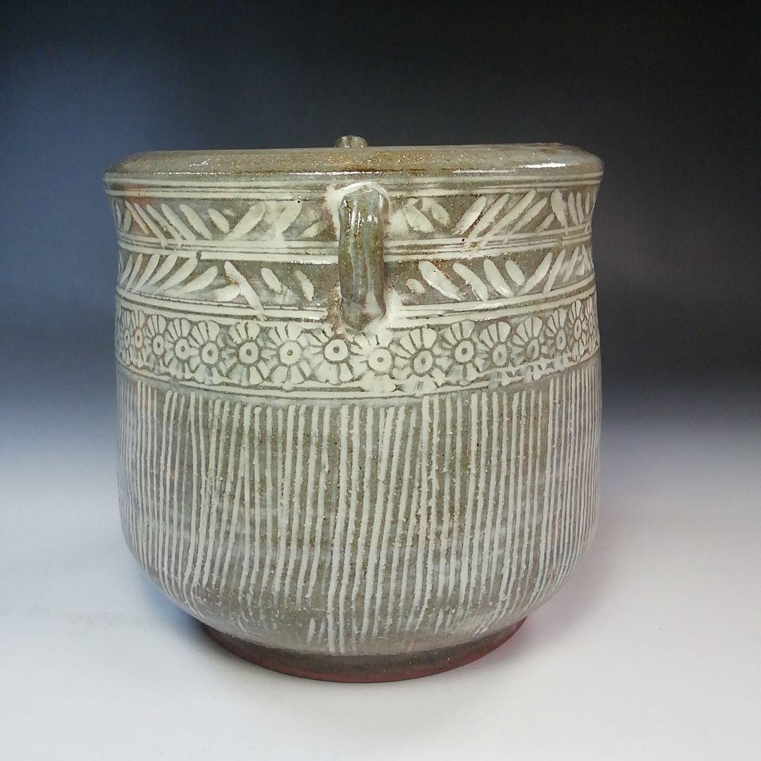 Ｓ７８０　水指　『三嶋　水指』『祥雲窯　原清和造』　共箱　茶道具