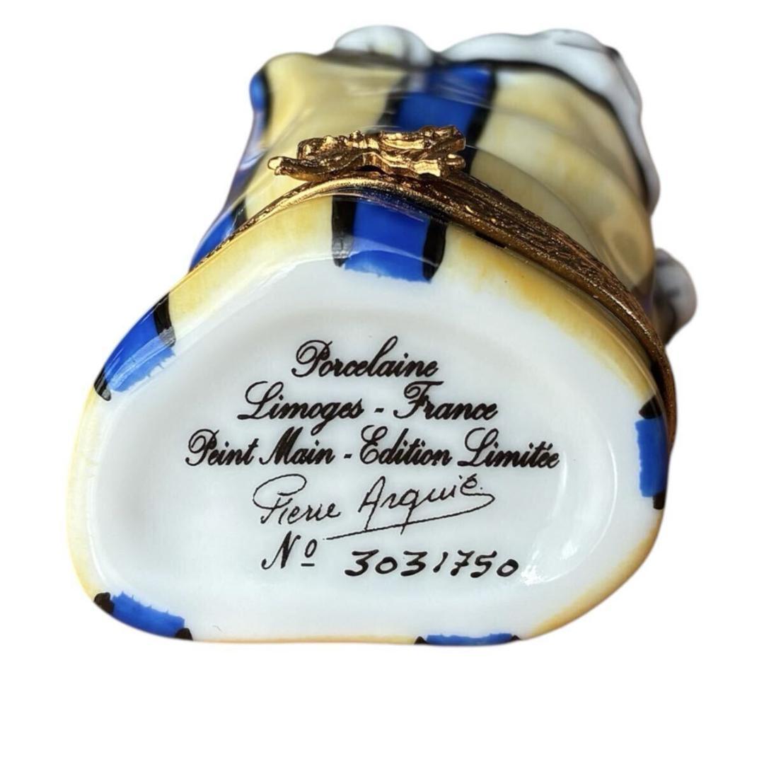 【世界限定750点】 リモージュボックス 猫 証明書付 フランス 小物入れ