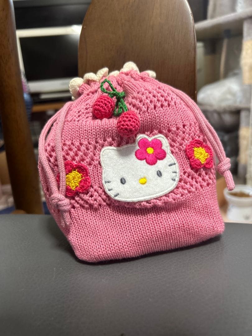 ハローキティ　フェアリー　ぬいぐるみ キーホルダーマスコット5個セット 巾着も♪