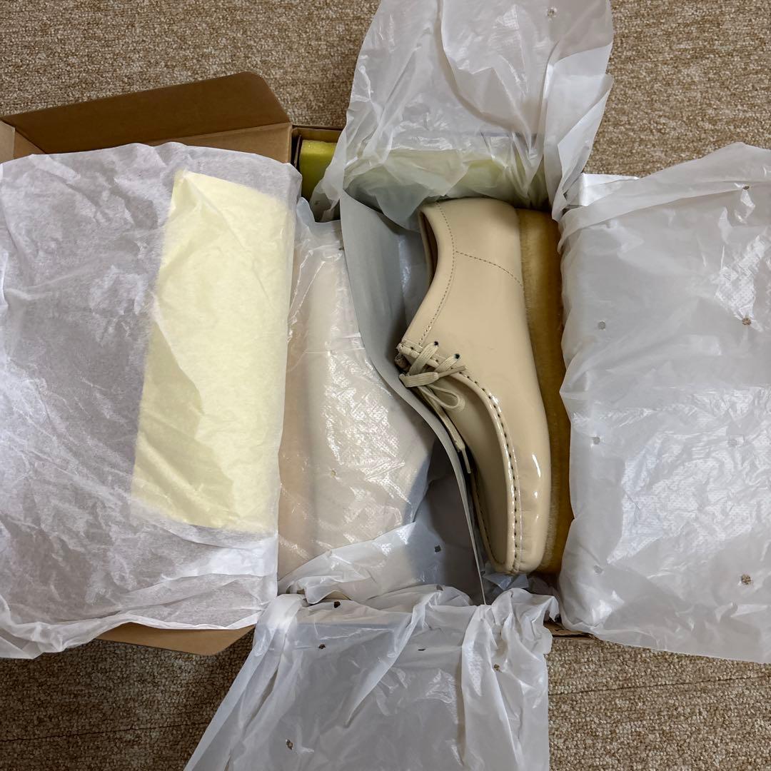 新品　Clarks Patent Leather Wallabee シュプリーム
