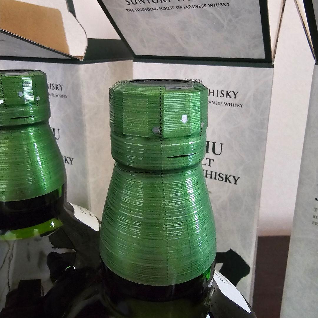 サントリー 白州 シングルモルトウイスキー 3本 箱あり