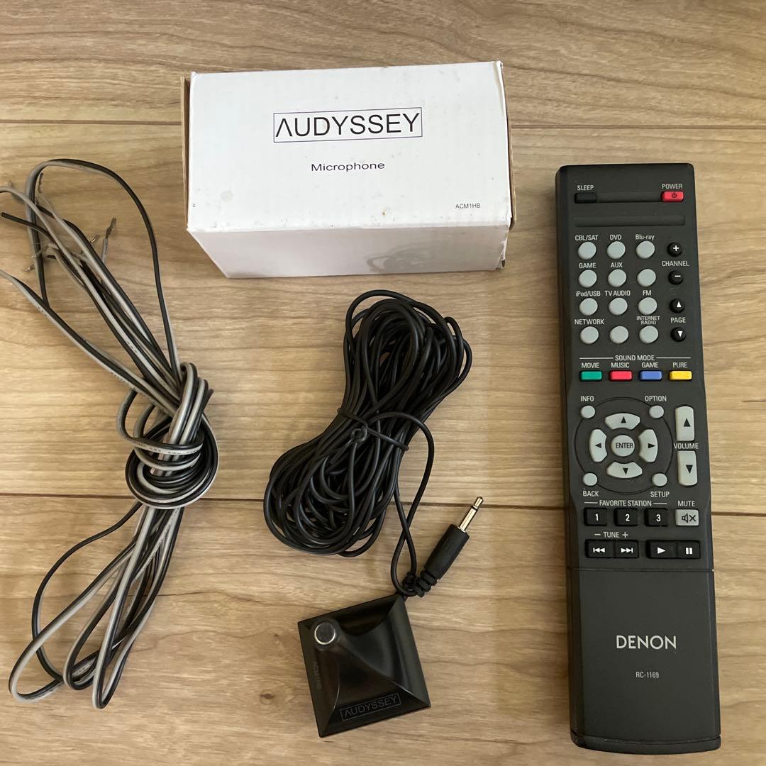 美品 デノンAVR-1713 AVサラウンドレシーバー リモコン付き アンプ