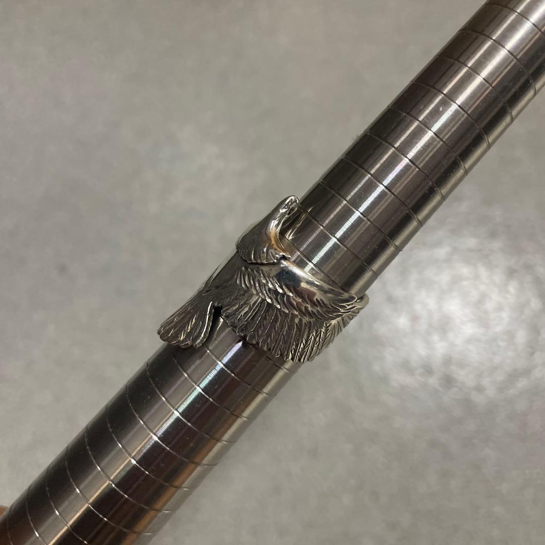 鷲見太郎　リング　銀製　(黒G100）