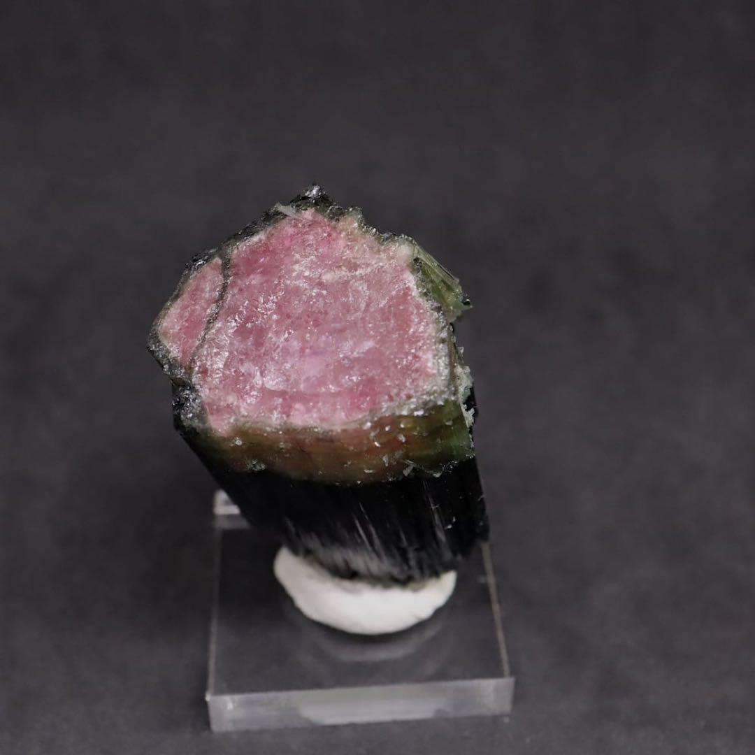 ウォーターメロントルマリン カリフォルニア産 58g T660 鉱物　天然石原石