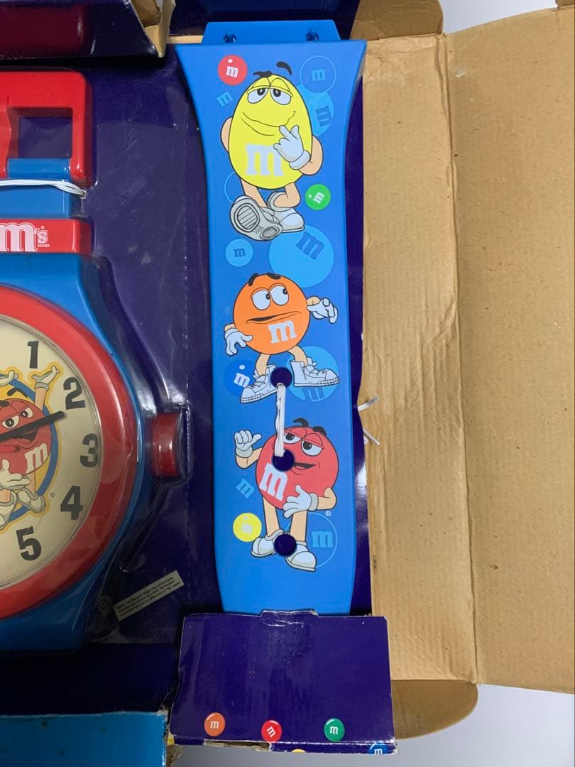 #124エムアンドエムズ　クロック　時計　アメトイ　ディスプレイ　サイン　M&M