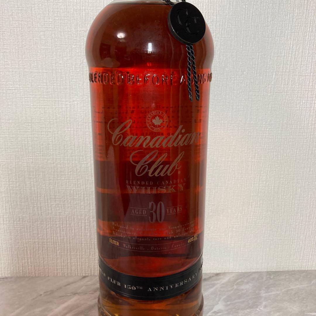 【nm_nm】カナディアンクラブ30年　1000ml　150周年記念ボトル
