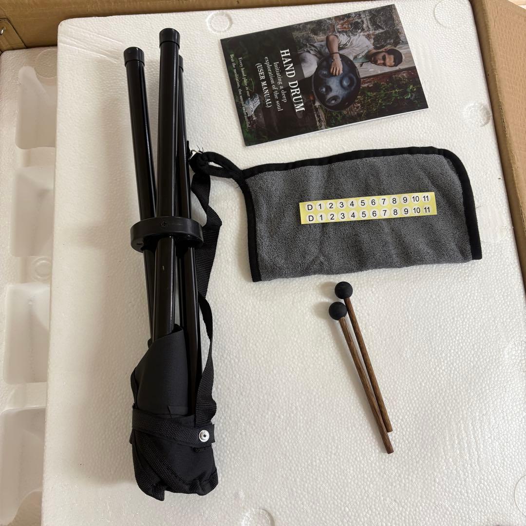 ハンドパン 9音 56cm ゴールド 432Hz スチールタングドラム