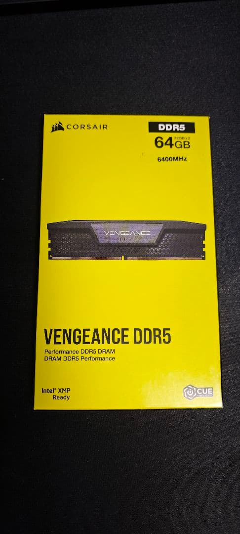 メモリー CORSAIR VENGEANCE DDR5 64GB 6400MHz