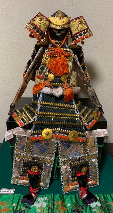 秀月　五月人形　甲冑　鎧兜　刀　弓　長刀　セット一式　アンティーク