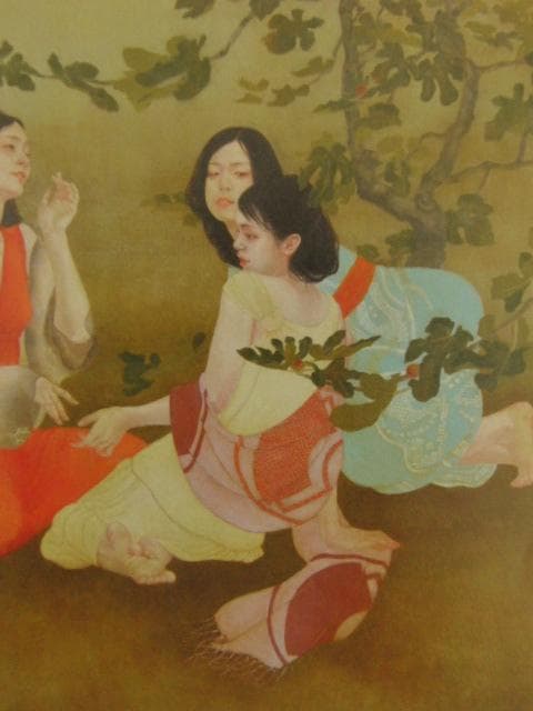 阪東佳代、密、希少な画集より、新品高級額・額装付、状態良好