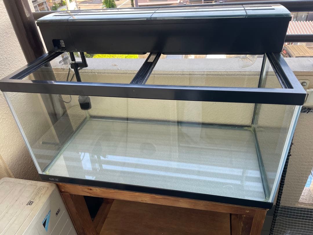 エルモ　90cm水槽　水槽台　上部フィルター