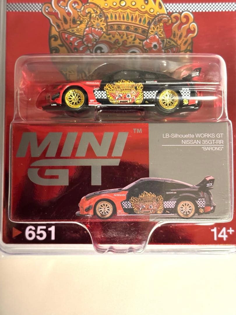限定品 MINI GT LB-WORKS 日産GT-R R35 バロン 1/64