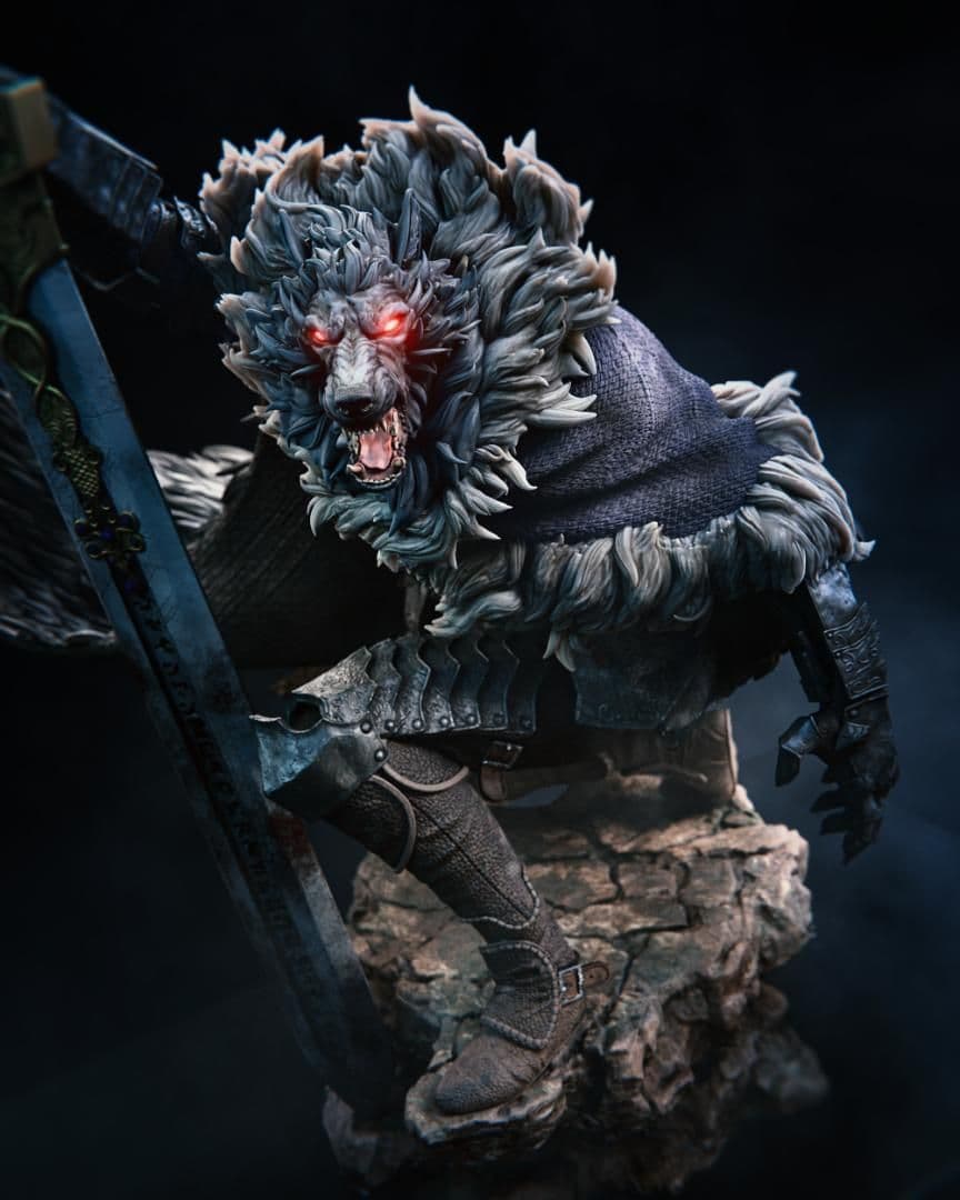 エルデンリング 半狼のブライヴ 1/6スケール ガレージキット レジンキット