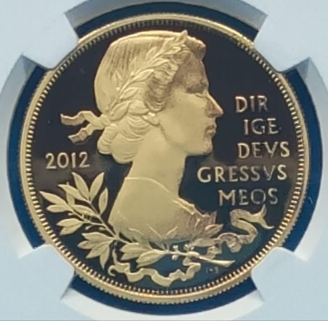 2012 イギリス ダイヤモンドジュビリー £5 銀貨 NGC PF69UC