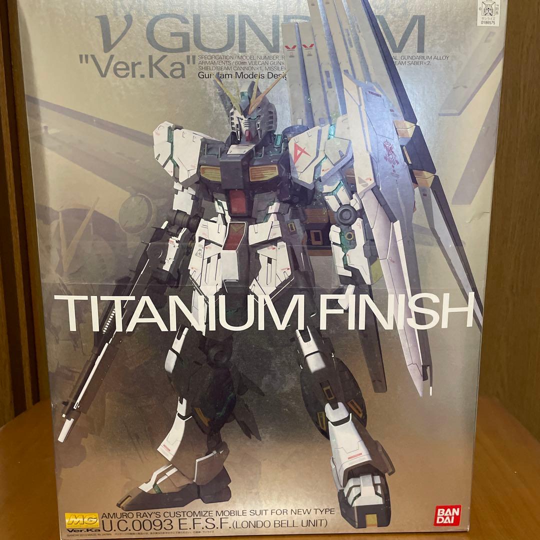 mg νガンダム ver.ka チタニウムフィニッシュ　帯付き