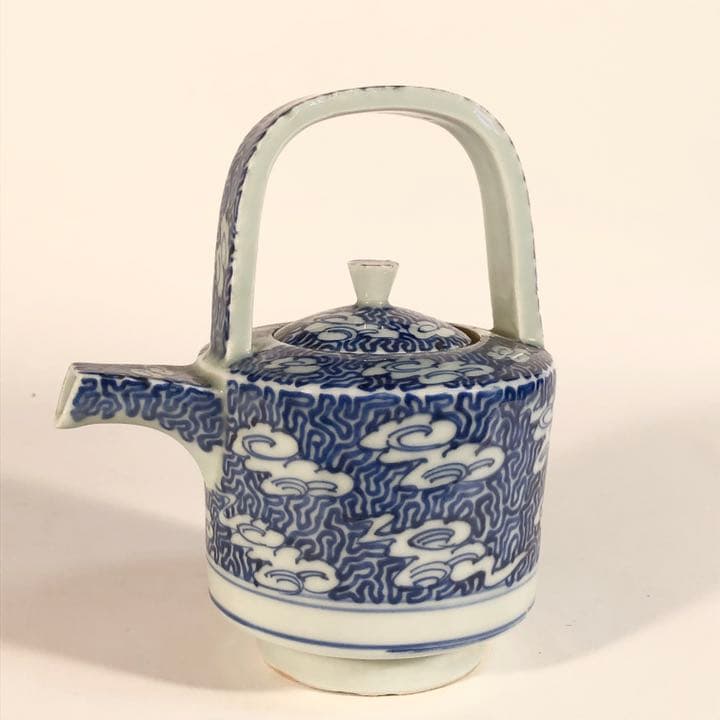 伊万里染付酒器　骨董　古伊万里　R0077ダC