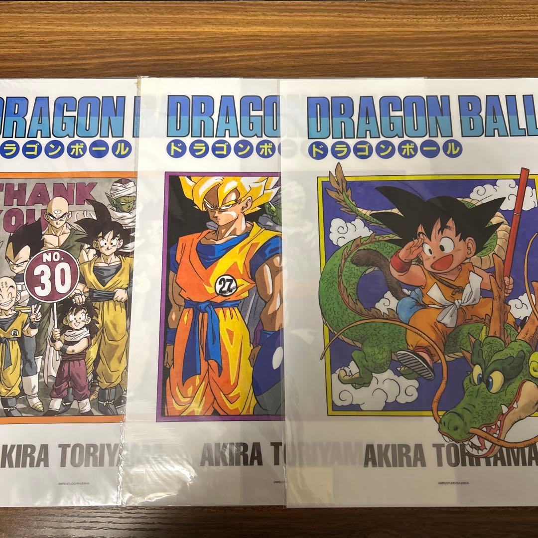 ドラゴンボール クリアポスター ジャンプショップ限定