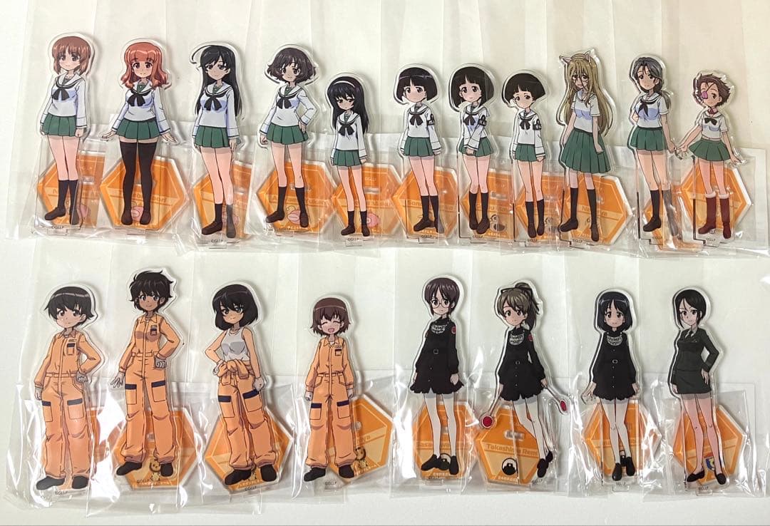 ガールズ＆パンツァー もっとらぶらぶ作戦です！ アクリルスタンド 全19種類