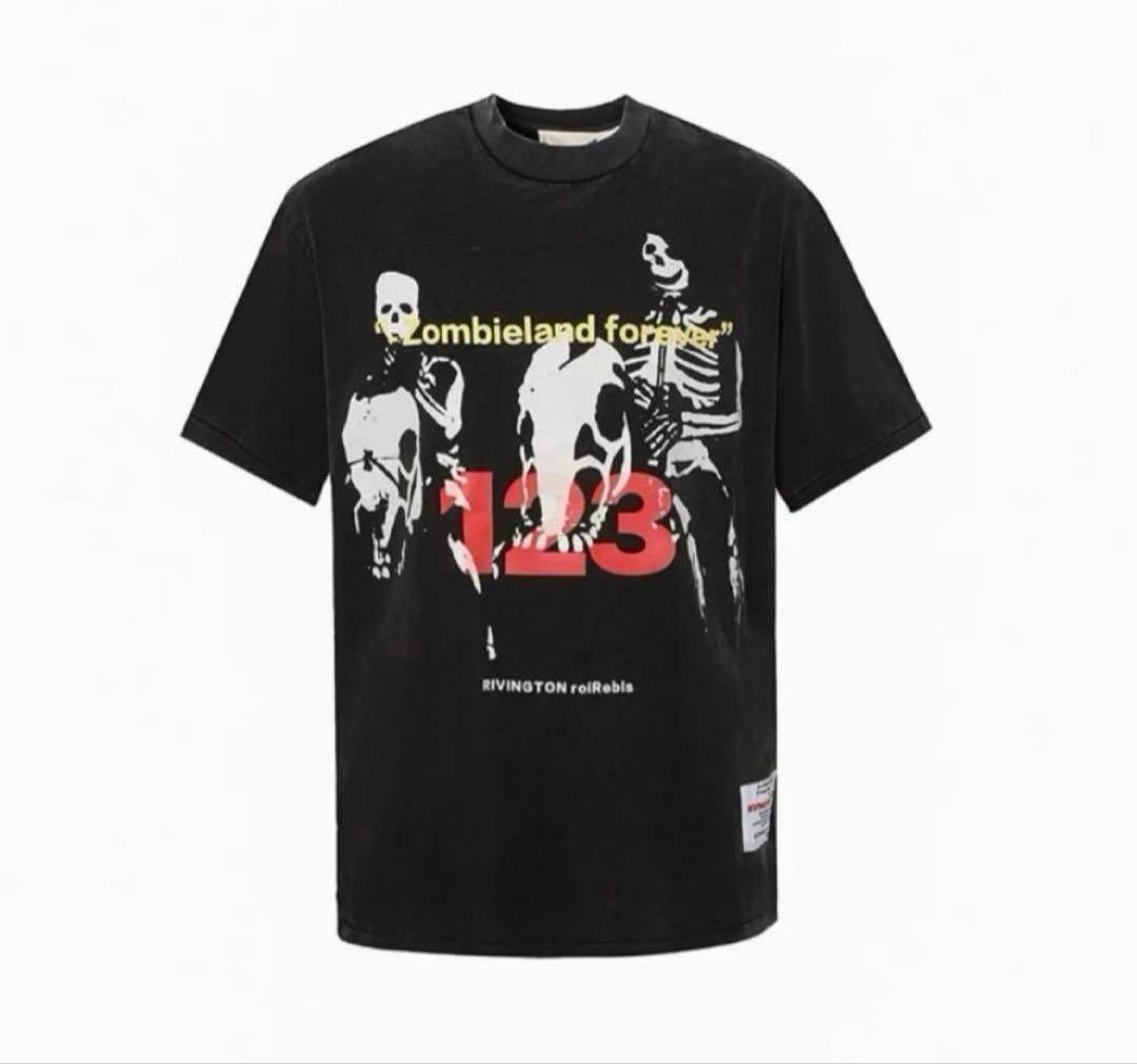 RRR 123 Tシャツ　黒　ブラック　コムドット　やまと着用