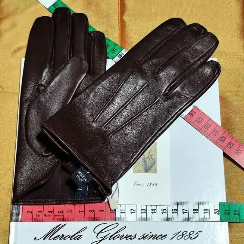 今季 メローラ ナッパボルドー ライニングなし グローブ 革手袋 MEROLA