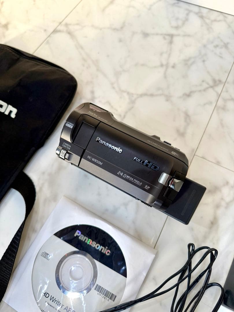 Panasonic HC-W850M ビデオカメラ カメラケース 三脚セット販売