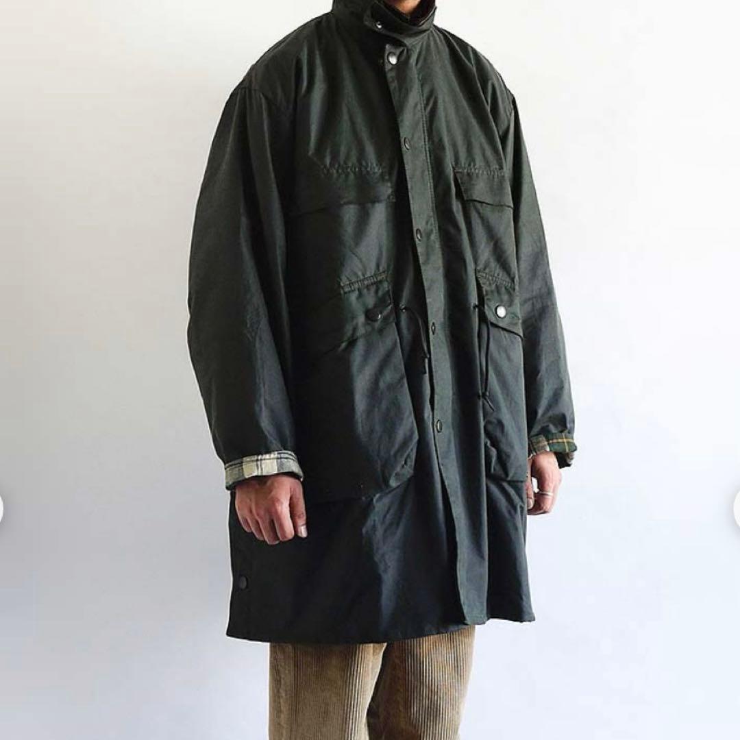 キャプテンサンシャイン別注×バブアー　トラベラーコート　36