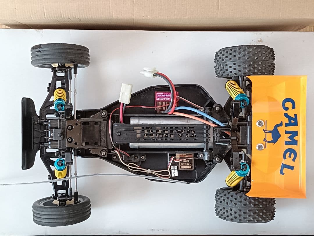 サンドバイパー タミヤ1/10RC DT-02シャーシ　フタバ2chプロポ付き