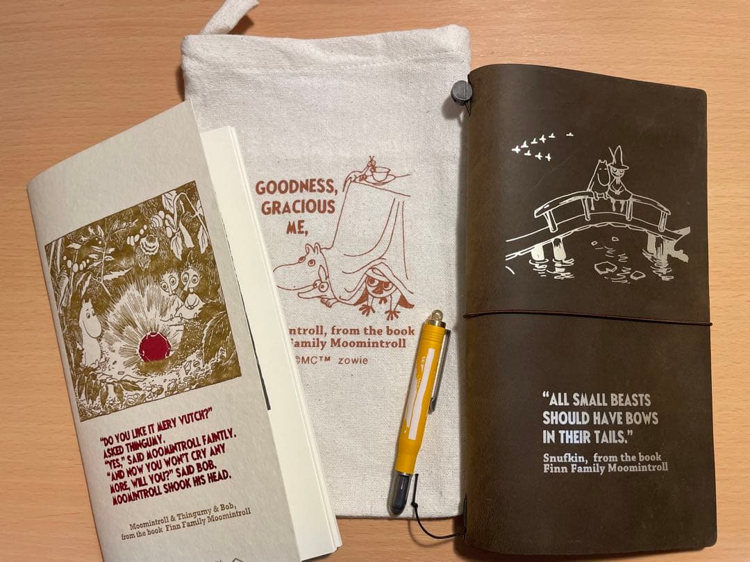 ムーミン トラベラーズノート 限定 ムーミン一家