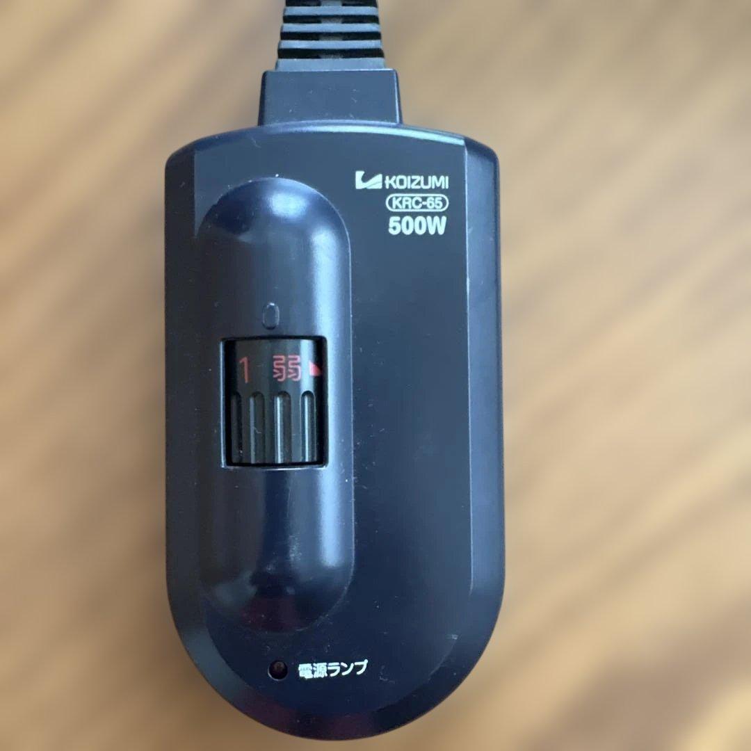 コイズミナチュラルウッド 家具調長方形こたつ未使用に近いコード収納付き即日発送！