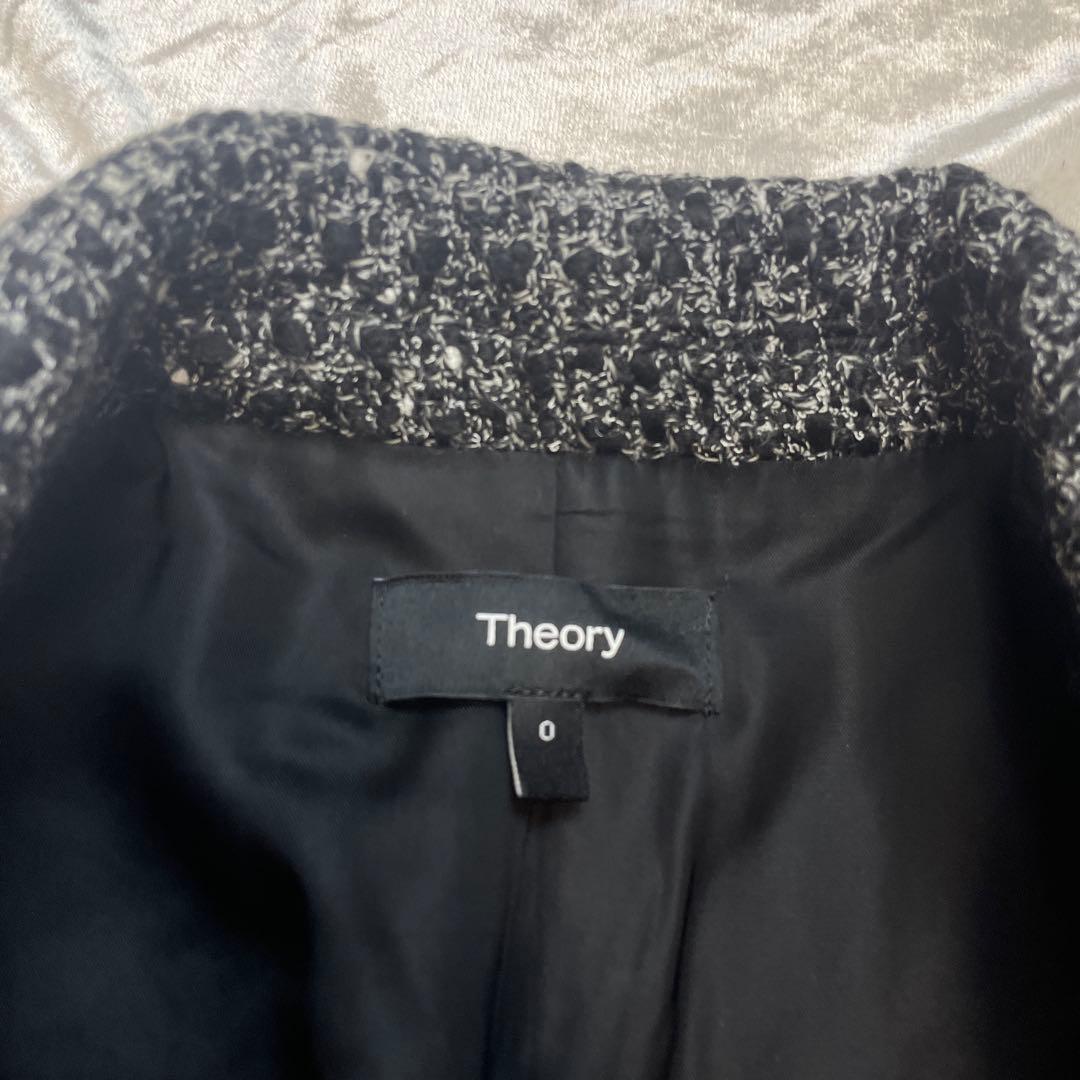 Theory ダブルブレスト チェスターコート 0 ジャケット　コート　アウター