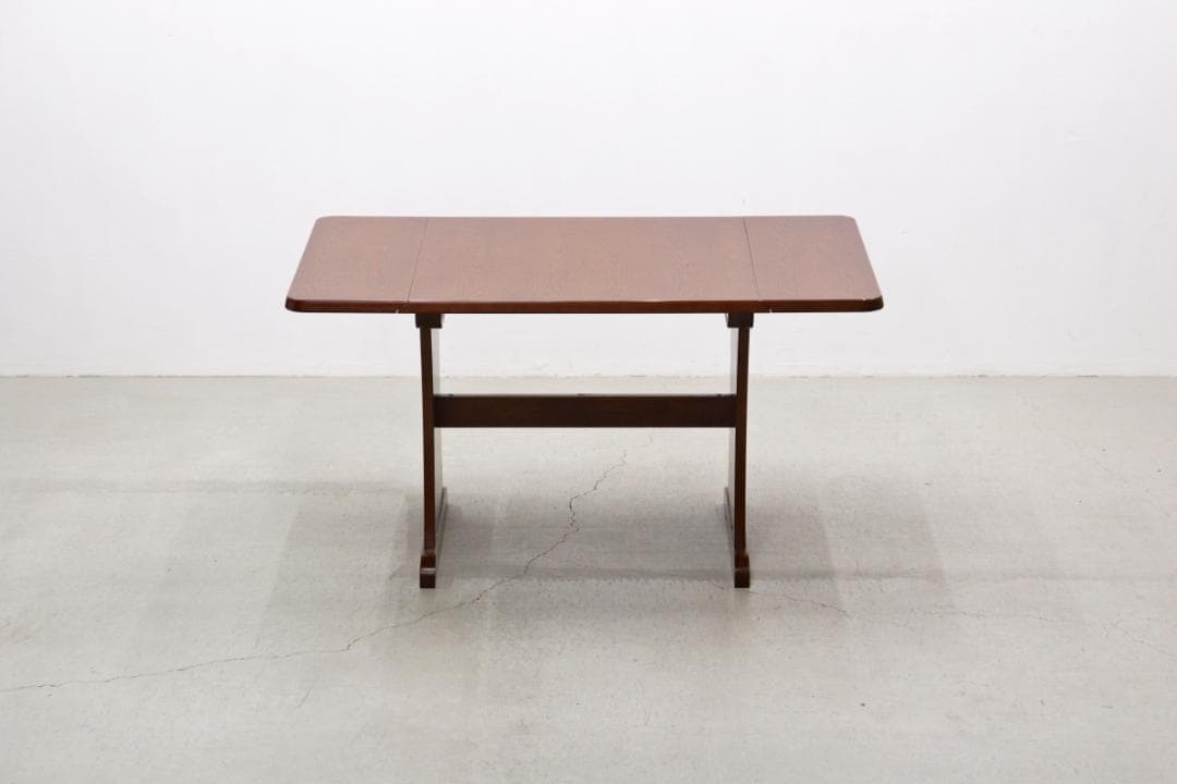 三越家具 ブルージュ 楢材 クラシカル バタフライ ダイニングテーブル 机