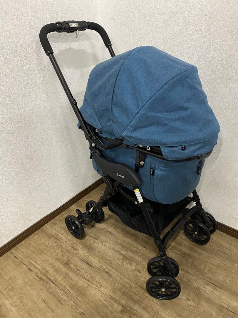 ID:8288 ペットカート　コムペット　ミリミリEGロングD デニムブルー