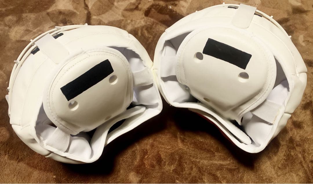 ヘッドギア RYUJIN 空手 キッズ 子ども 白 格闘技　ヘッドガード