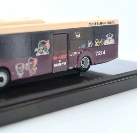 トムとジェリー×阪急電車「ラッピングバス1/80ディスプレイモデル（千里）」