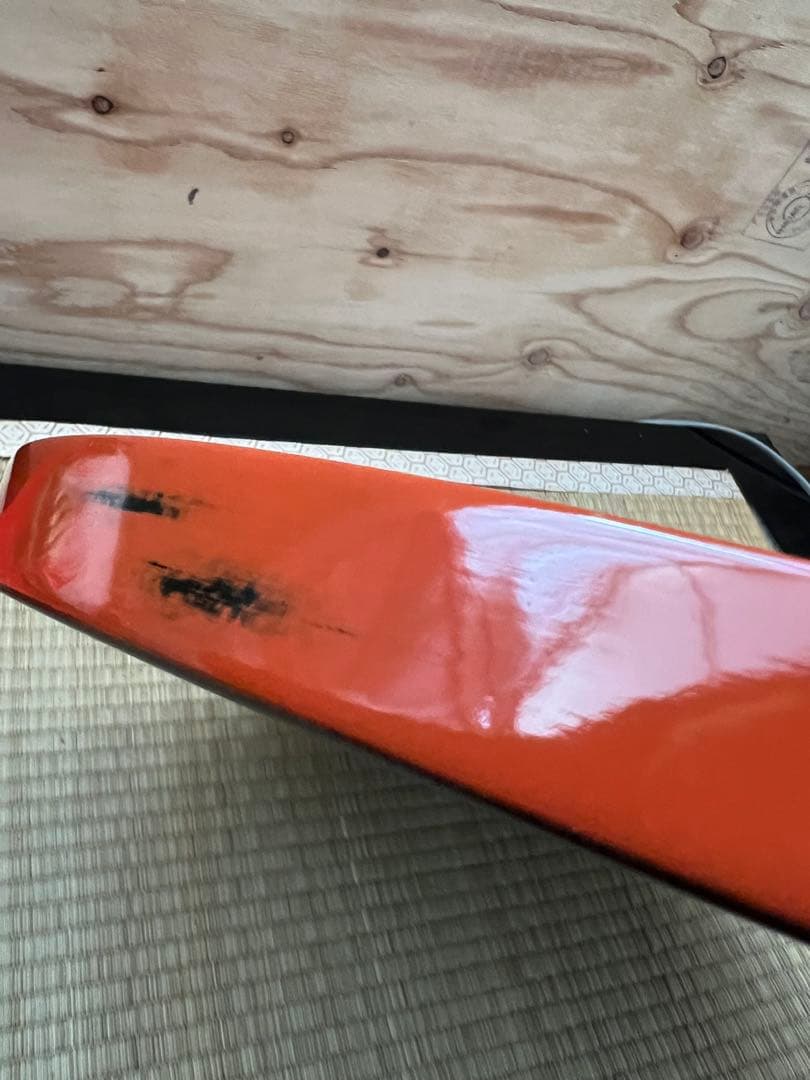 根来塗　大きな丸盆　木製　島安汎工芸製作所　長期保管品