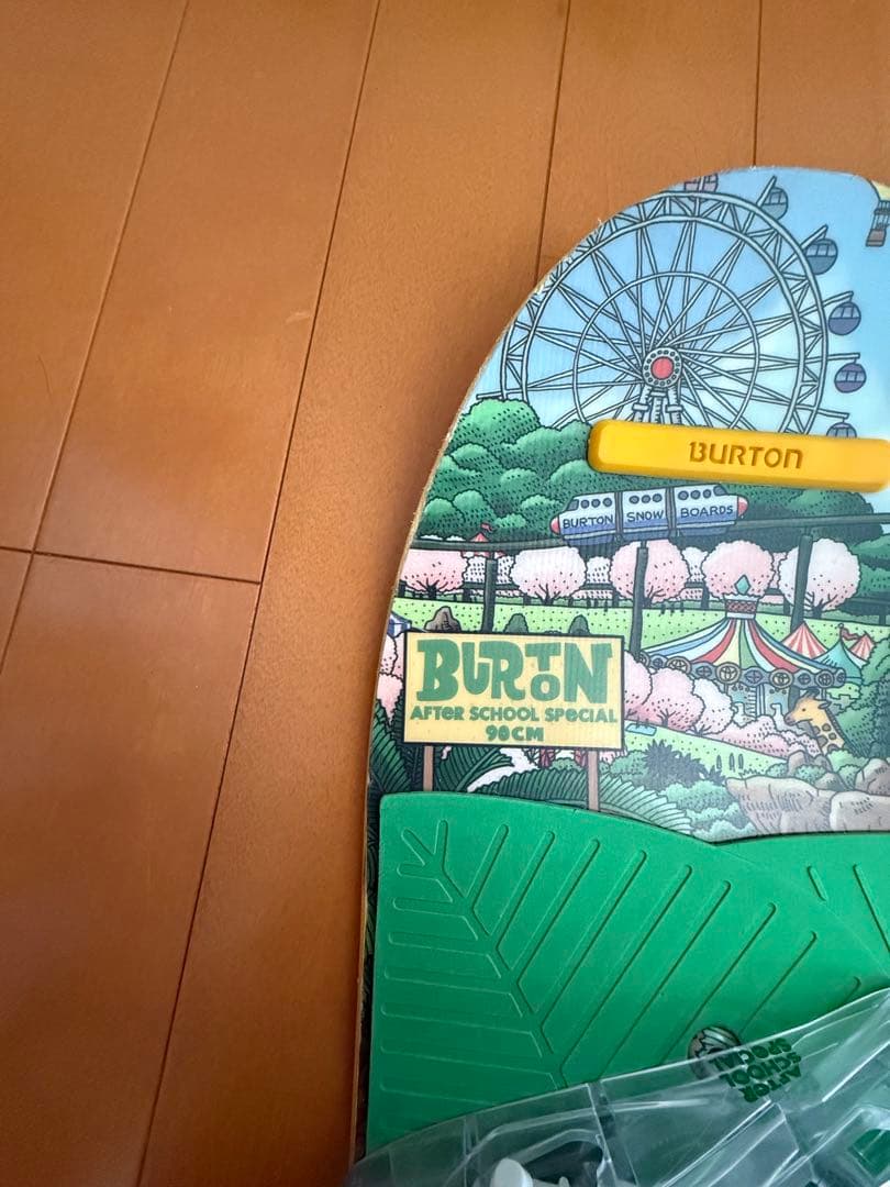 Burton キッズスノーボード3点セット ボード90㎝　ブーツ18.5㎝