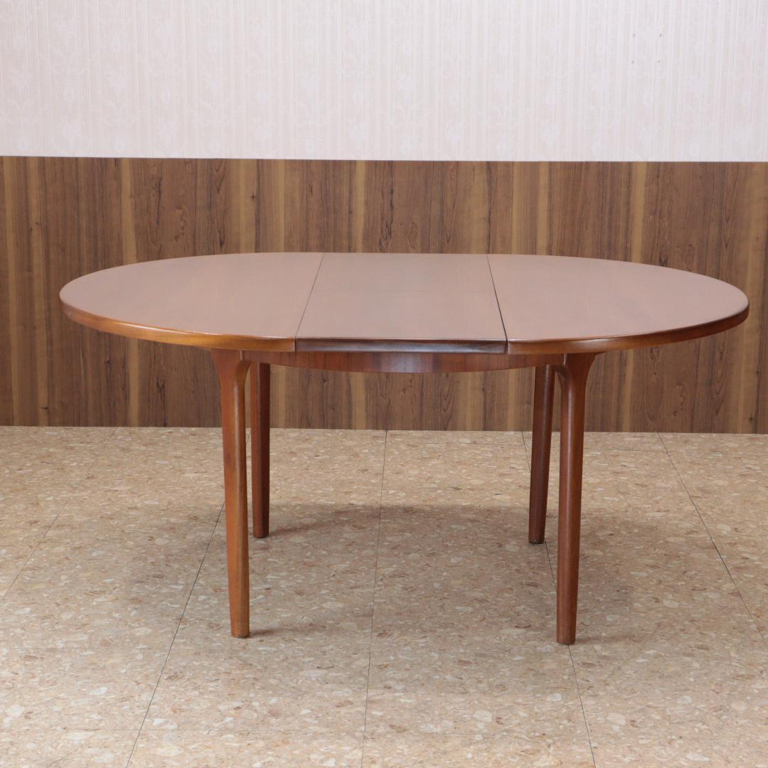 ダイニングテーブル ラウンド 伸長式 マッキントッシュ イギリス チーク