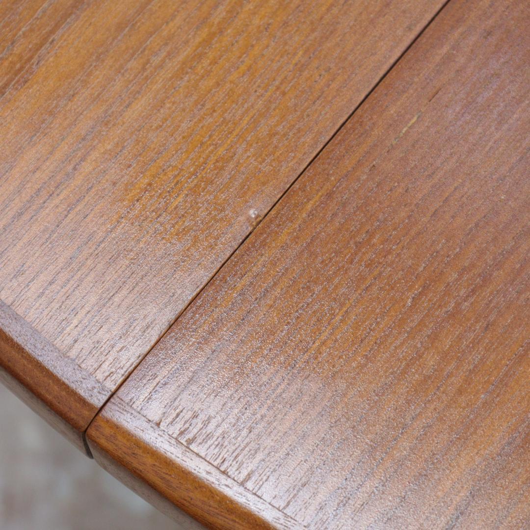 ダイニングテーブル ラウンド 伸長式 マッキントッシュ イギリス チーク