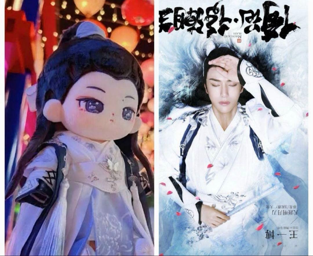 衣装付き 王一博 20cm ぬいぐるみ