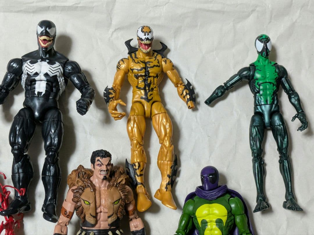 マーベルレジェンド・スパイダーマンヴィラン系のジャンクセット