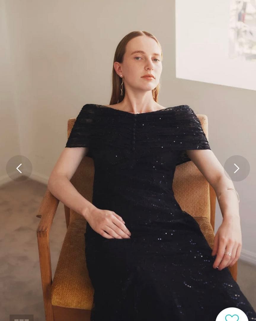 【美品】Leja 2wayレース花柄オフショルダードレス/オケージョンドレス