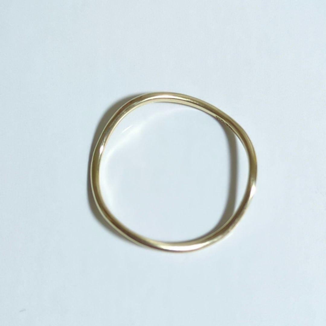 ete　K10YGレイヤードウェーヴリング