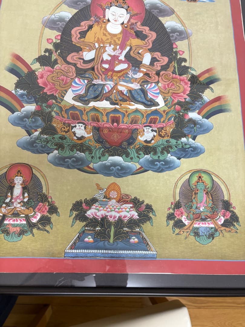チベット仏画　手書き