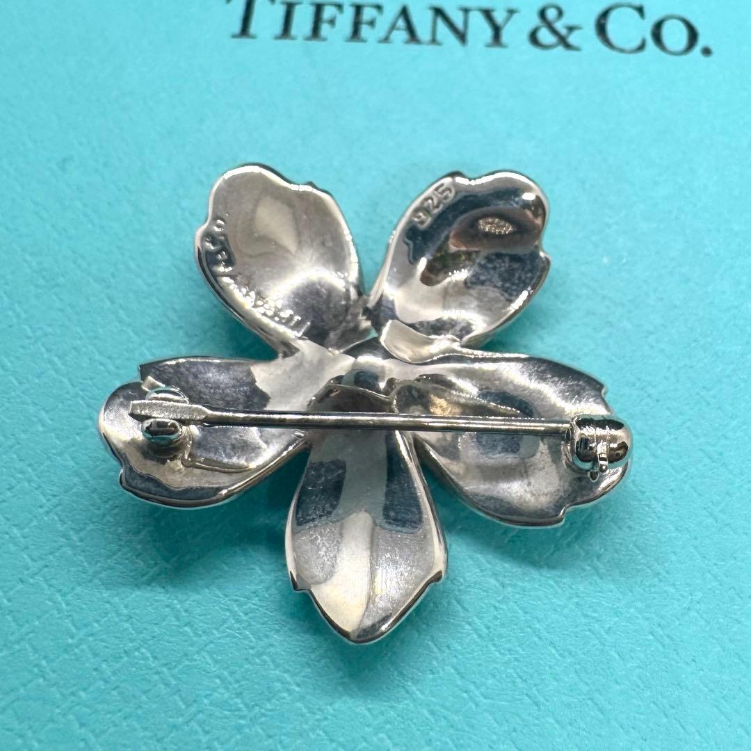 ティファニー フラワー モチーフ ブローチ SV925 シルバー